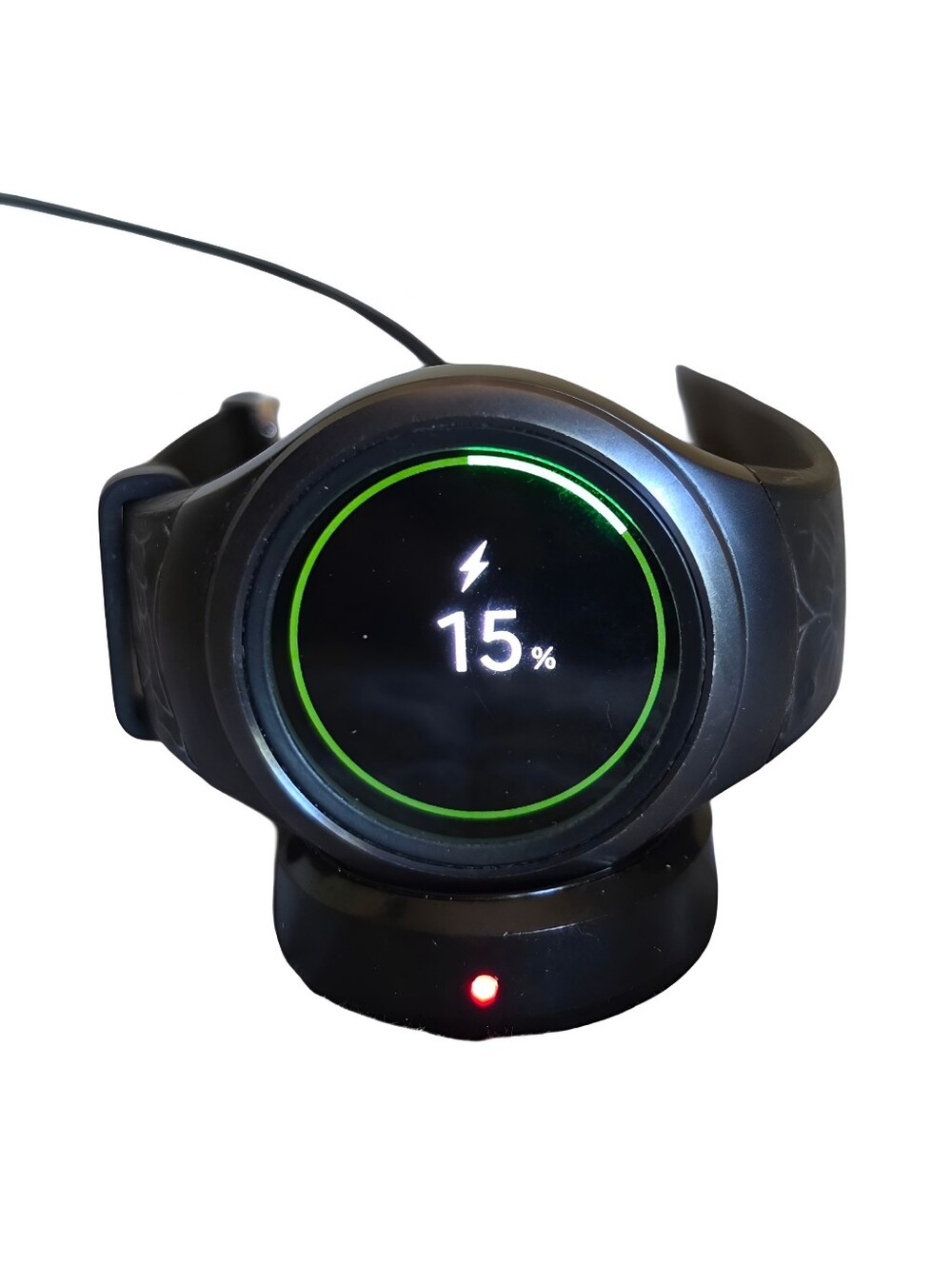 Black Samsung Gear S2 With Charging Dock